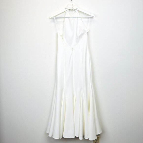NWT MILLY Penelope Halter Neck Cady Dress  US 4 - Picture 9 of 15